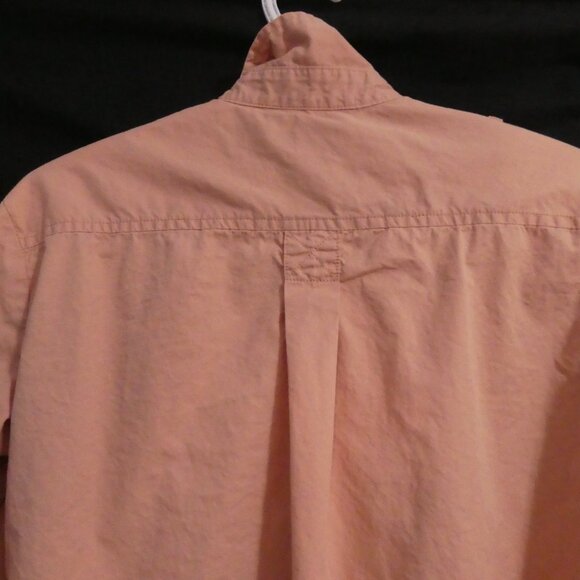 JOE FRESH medium Pink Button-Up Shirt With Shoulder & Sleeve Roll Tabs & Pockets - Picture 11 of 15